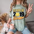 Senior Class Of 2019 Tshirt Graduation School Volleyball Comfort Color Blast T-Shirt Fern
