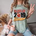 Senior Class Of 2019 Tshirt Graduation Students Football Comfort Color Blast T-Shirt Fern