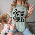 Senior Class Of 2022 School Graduation Mom Comfort Color Blast T-Shirt Fern