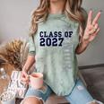 Senior Class Of 2027 Graduation Year High School & College Comfort Color Blast T-Shirt Fern