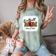 Senior Football Mom Class Of 2025 Graduation Graduate Comfort Color Blast T-Shirt Fern
