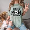Senior Mom 2025 Soccer Mom Class Of 2025 Graduation Comfort Color Blast T-Shirt Fern
