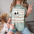 Skeleton Coffee Lover Introvert Comfort Color Blast T-Shirt Fern