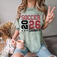 Soccer Senior Night Soccer Senior 2026 Graduation 71 Comfort Color Blast T-Shirt Fern