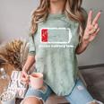 Social Battery Low Introvert Comfort Color Blast T-Shirt Fern Social Battery Low Introvert Comfort Color Blast T-Shirt Fern