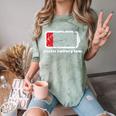 Social Battery Low Introvert Premium Comfort Color Blast T-Shirt Fern Social Battery Low Introvert Premium Comfort Color Blast T-Shirt Fern