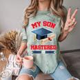 My Son Mastered It Shirt Masters Tee Graduate Graduation Comfort Color Blast T-Shirt Fern