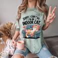 Sorry I Can’t Go I’m An Indoor Cat Couch Introvert Cat Comfort Color Blast T-Shirt Fern Sorry I Can’t Go I’m An Indoor Cat Couch Introvert Cat Comfort Color Blast T-Shirt Fern