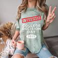 I Survived College Decision Day Graduation Class Of 25 Comfort Color Blast T-Shirt Fern
