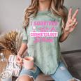 I Survived Cosmetology School Graduation Cosmetology Grad Comfort Color Blast T-Shirt Fern