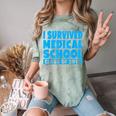 I Survived Medical School Class Of 2018 Graduation Comfort Color Blast T-Shirt Fern