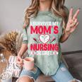 I Survived My Mom’s Nursing Degree Nurse Nursing Graduation Comfort Color Blast T-Shirt Fern