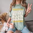 i Survived My Sisters Nursing Degree School Graduation Party Comfort Color Blast T-Shirt Fern