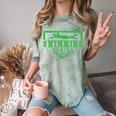 Swimming Senior Night Swim Senior 2026 Graduation 32 Comfort Color Blast T-Shirt Fern
