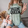 Vaccine Queen Nursing Graduation Shirt Comfort Color Blast T-Shirt Fern