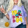 1984 Retro Raised In The 80s Old School Nostalgia Vibes Comfort Color Blast T-Shirt Amethyst