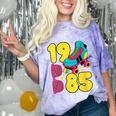 1985 Retro Raised In The 80s Old School Nostalgia Vibes Comfort Color Blast T-Shirt Amethyst