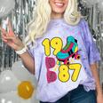 1987 Retro Raised In The 80s Old School Nostalgia Vibes Comfort Color Blast T-Shirt Amethyst