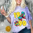 1990 Retro Raised In The 90s Old School Nostalgia Vibes Comfort Color Blast T-Shirt Amethyst