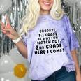 1st First Grade Graduation Tshirt Moving On To 2nd Grade Comfort Color Blast T-Shirt Amethyst