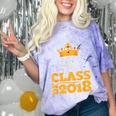 2018 Graduation Class Of 2018 King T Shirt Comfort Color Blast T-Shirt Amethyst
