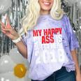 2018 Senior Graduation My Happy Class Shirt Comfort Color Blast T-Shirt Amethyst