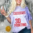 3D Printer Introvert 3D Printing Comfort Color Blast T-Shirt Amethyst 3D Printer Introvert 3D Printing Comfort Color Blast T-Shirt Amethyst