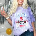 5th Grade Graduation Elementary School Graduate Level 5 Comfort Color Blast T-Shirt Amethyst