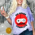5th Grade Level Complete Gamer Graduation Comfort Color Blast T-Shirt Amethyst