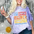 5th Grade Level Complete Shirt Graduation Last Day Of School Comfort Color Blast T-Shirt Amethyst