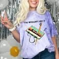 70s 80s 90s Retro Party Costume Nostalgia Cassette Comfort Color Blast T-Shirt Amethyst