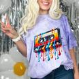 80s 90s Retro Party Costume Nostalgia Cassette Comfort Color Blast T-Shirt Amethyst