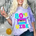 80's Vibe Retro Style Cassette Tape Nostalgia 1980s Party Premium Tri-Blend Comfort Color Blast T-Shirt Amethyst