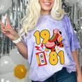 80s Vibes Mixed Tapes & Roller Skates 1981 Nostalgia Retro Comfort Color Blast T-Shirt Amethyst 80s Vibes Mixed Tapes & Roller Skates 1981 Nostalgia Retro Comfort Color Blast T-Shirt Amethyst