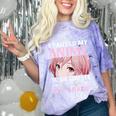 8th Grade Graduation Anime 2024 Graduate Middle School Girls Comfort Color Blast T-Shirt Amethyst