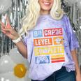 8th Grade Graduation Shirt 2024 Gamer Level Eighth Birthday Comfort Color Blast T-Shirt Amethyst
