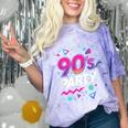 90's Party 90s Nostalgia Retro Rave Dance Music Comfort Color Blast T-Shirt Amethyst