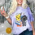 90s Retro Cassette And Walkman Nostalgia Graphic Tee Comfort Color Blast T-Shirt Amethyst