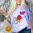 90’s Ring Retro Nostalgia Colorful Throwback Comfort Color Blast T-Shirt Amethyst