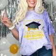 Achievement Unlocked High School Graduation Gamer Comfort Color Blast T-Shirt Amethyst