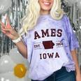 Ames Iowa Est 1864 Nostalgia Premium Tri-Blend Comfort Color Blast T-Shirt Amethyst