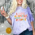 I Like Animals More Than People Sarcastic Introvert Comfort Color Blast T-Shirt Amethyst