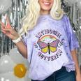 Antisocial Butterfly Tees For Introvert Men Women Girls Comfort Color Blast T-Shirt Amethyst