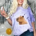 Antisocial Introvert Capybara Sarcastic Humor Comfort Color Blast T-Shirt Amethyst
