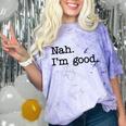 Antisocial Nah I'm Good Introvert Sarcastic Saying Comfort Color Blast T-Shirt Amethyst Antisocial Nah I'm Good Introvert Sarcastic Saying Comfort Color Blast T-Shirt Amethyst