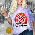 AntiSocial Worker Anti-Social Social Worker Introvert Comfort Color Blast T-Shirt Amethyst