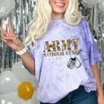 Army National Guard Mom Army National Guard Graduation Mom Comfort Color Blast T-Shirt Amethyst
