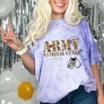 Army National Guard Papa Army National Guard Graduation Papa Comfort Color Blast T-Shirt Amethyst