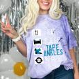 Athletic Trainer Eat Sleep Tape Ankles Graduation Comfort Color Blast T-Shirt Amethyst