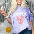 Axolovert Axolotl Humor Salamander Introvert Comfort Color Blast T-Shirt Amethyst